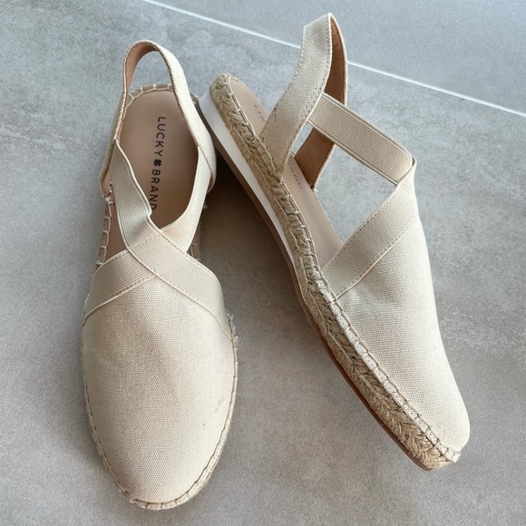 Lucky Brand Shoes - NWOT Lucky Brand Slip-on Espadrilles Sandals